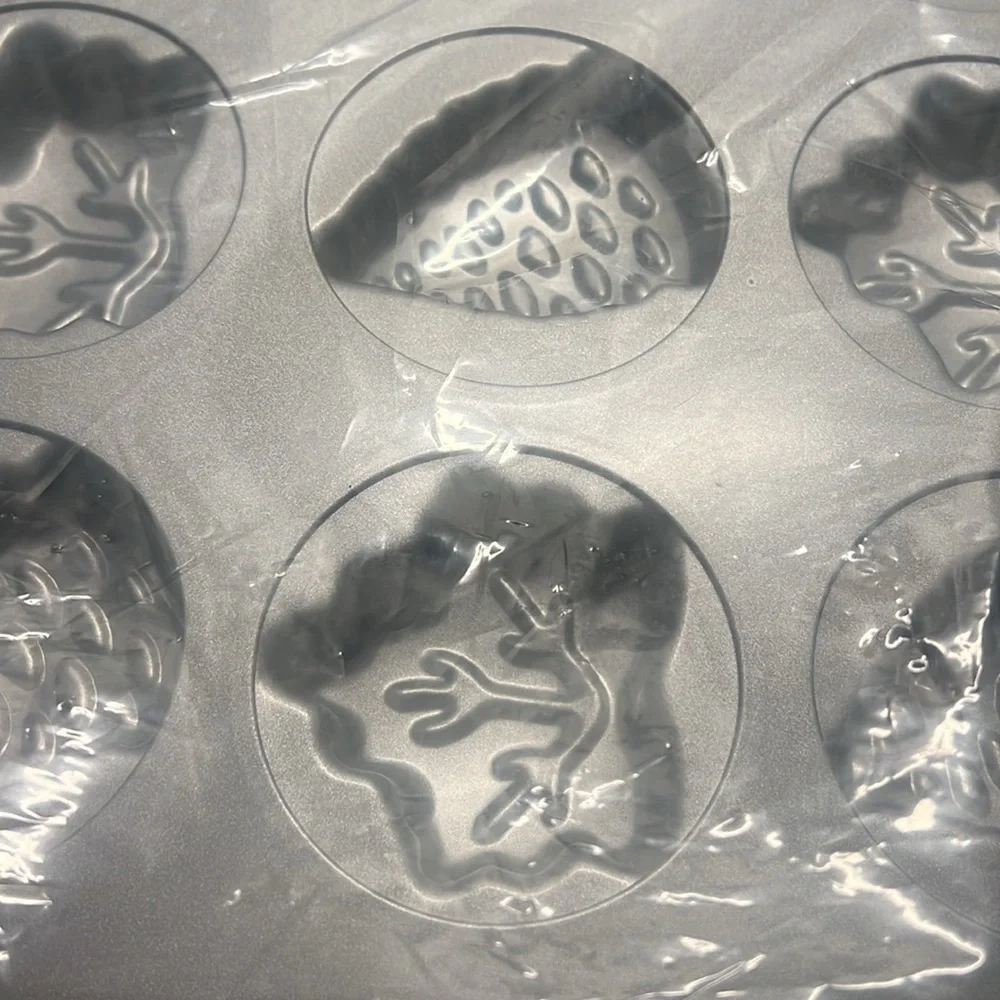 Fall harvest cake pan by Pampered Chef.  New in pkg. 16x11. Cupcake